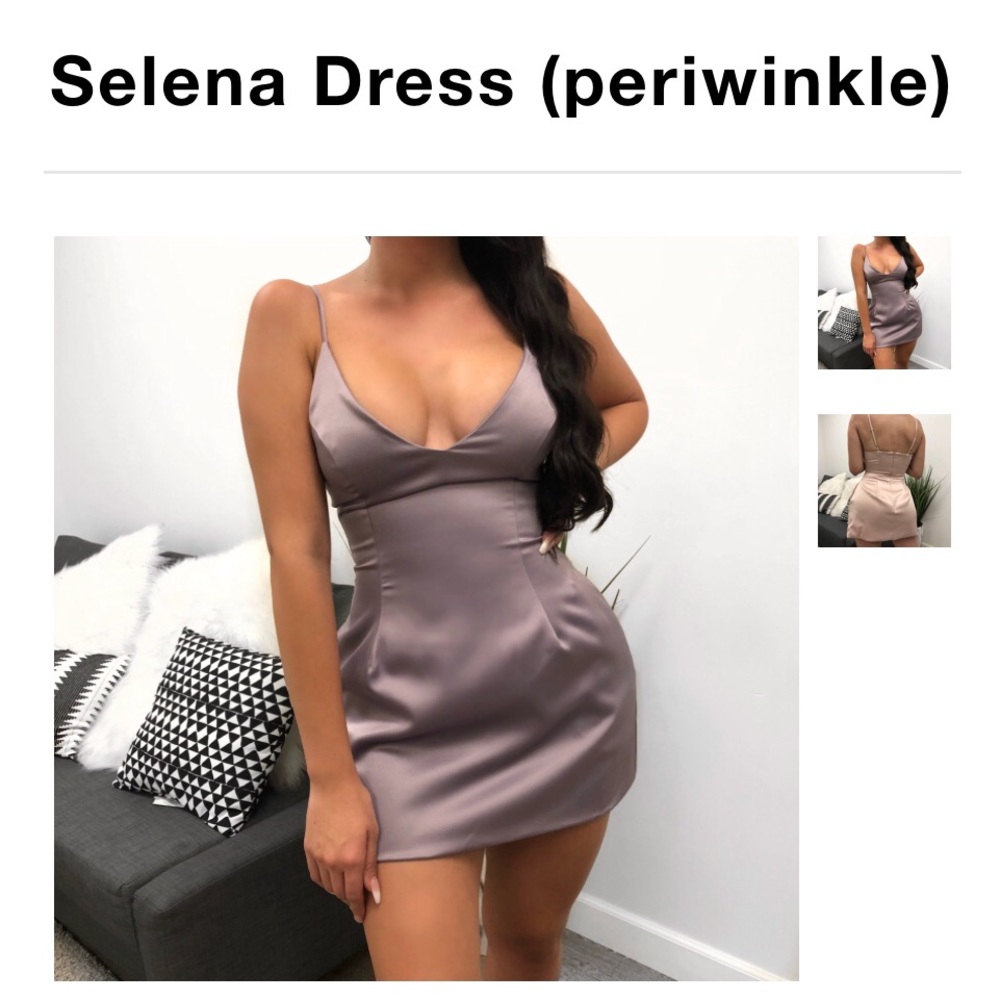 Selena Dress in periwinkle